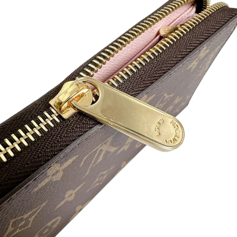 Louis Vuitton M41894 Monogram Zipper Long Wallet Zippy Wallet Long Wallet Louis
