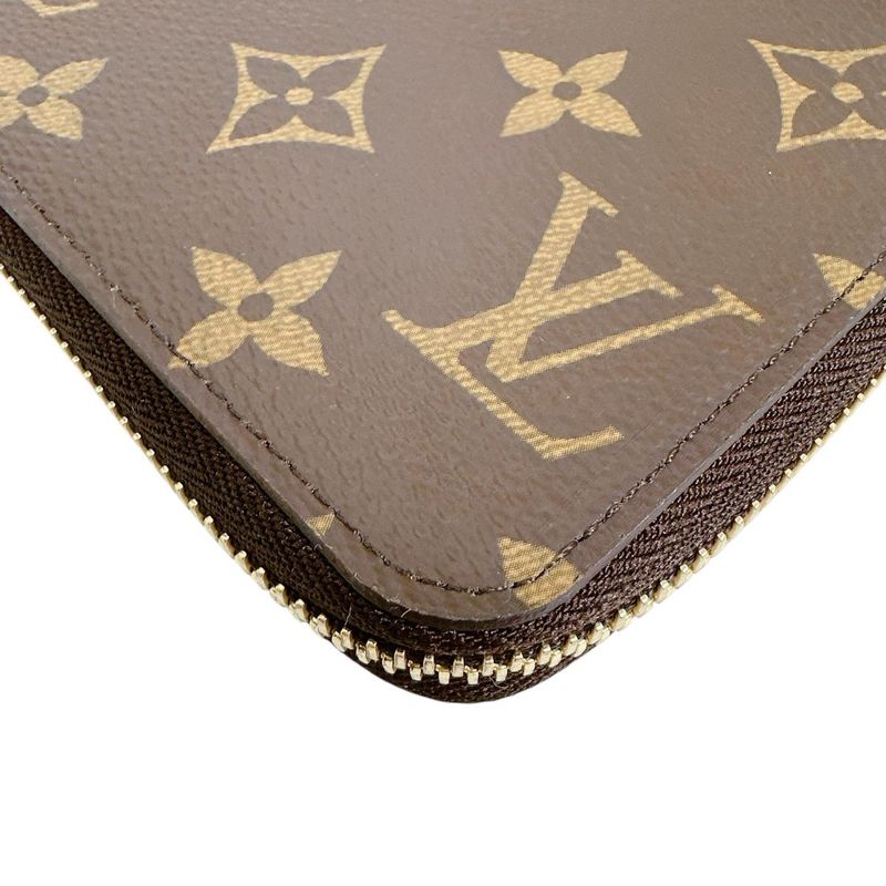Louis Vuitton M41894 Monogram Zipper Long Wallet Zippy Wallet Long Wallet Louis