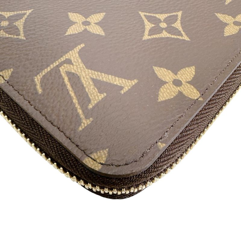 Louis Vuitton M41894 Monogram Zipper Long Wallet Zippy Wallet Long Wallet Louis