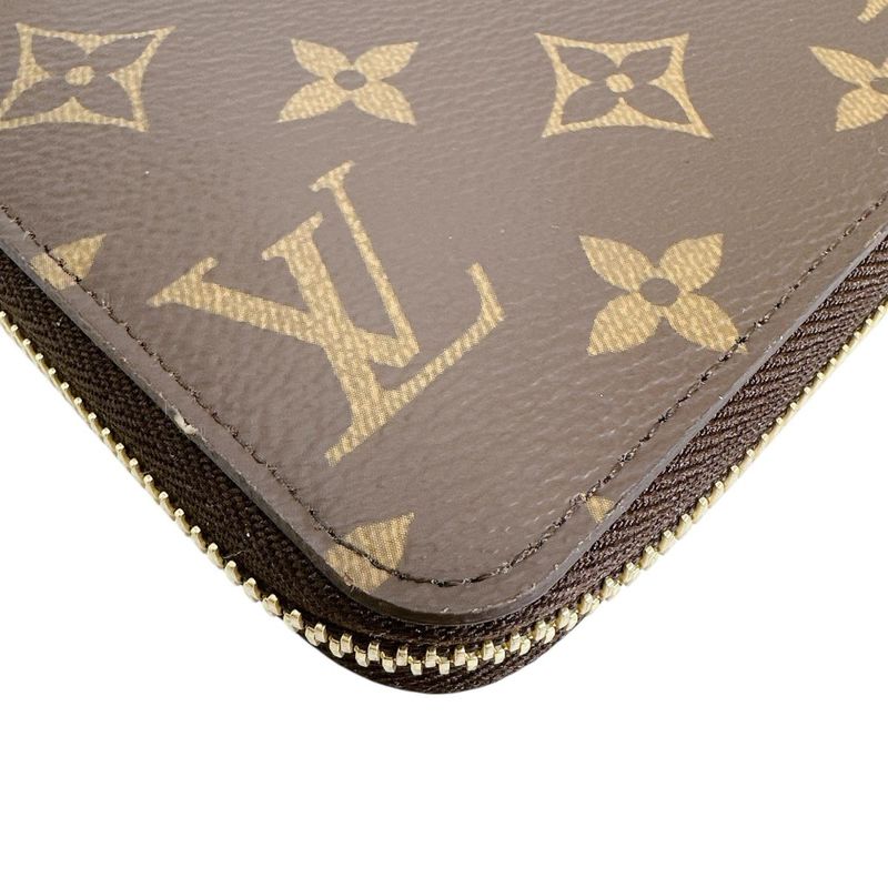 Louis Vuitton M41894 Monogram Zipper Long Wallet Zippy Wallet Long Wallet Louis