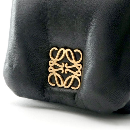 Loewe Charm Black Gold Anagram Accessory Puffer Goya Case
