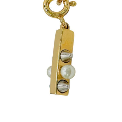 Fendi Studded Initial I Necklace