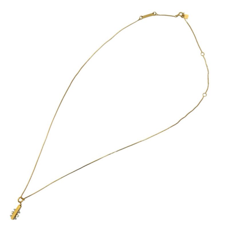 Fendi Studded Initial I Necklace