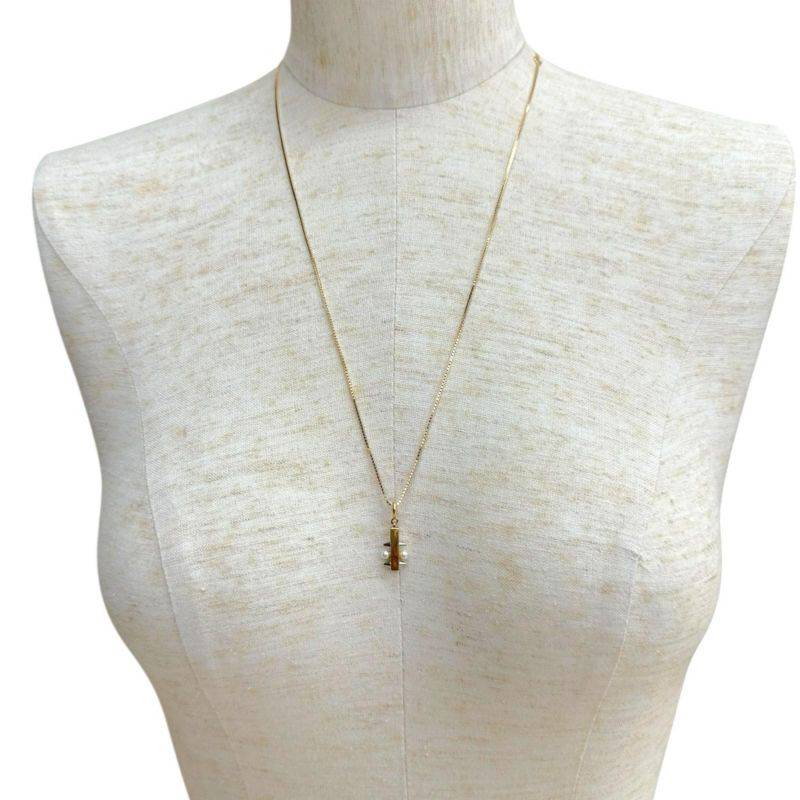 Fendi Studded Initial I Necklace