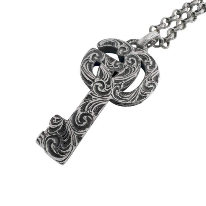 Gucci Arabesque Key Motif Necklace