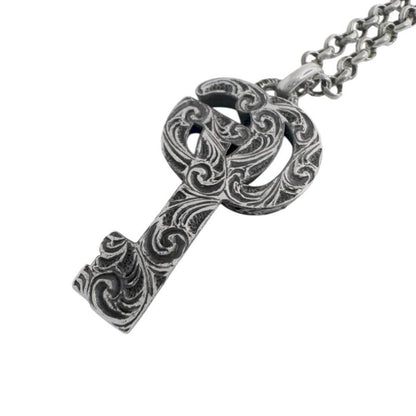 Gucci Arabesque Key Motif Necklace