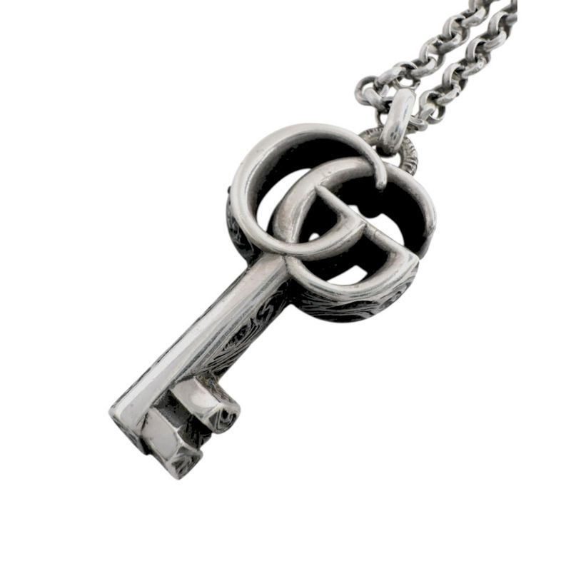 Gucci Arabesque Key Motif Necklace