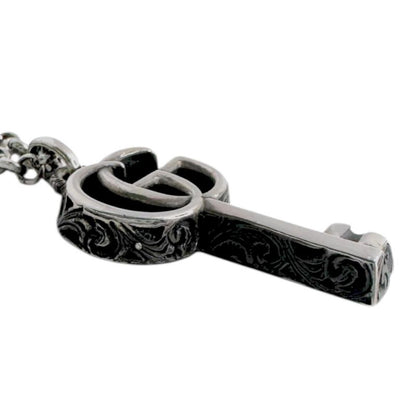 Gucci Arabesque Key Motif Necklace