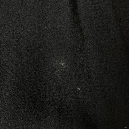 Good Celine Vintage Short Sleeve Silk Chiffon Docking Mini Dress 38 Black Women