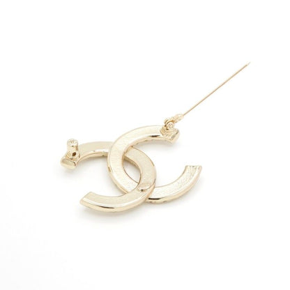 Chanel Brooch Corsage Gold Here Mark Logo