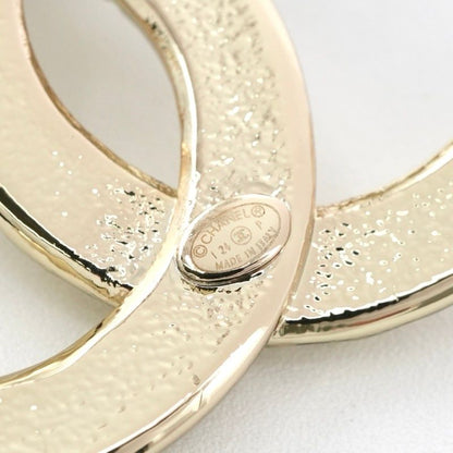 Chanel Brooch Corsage Gold Here Mark Logo
