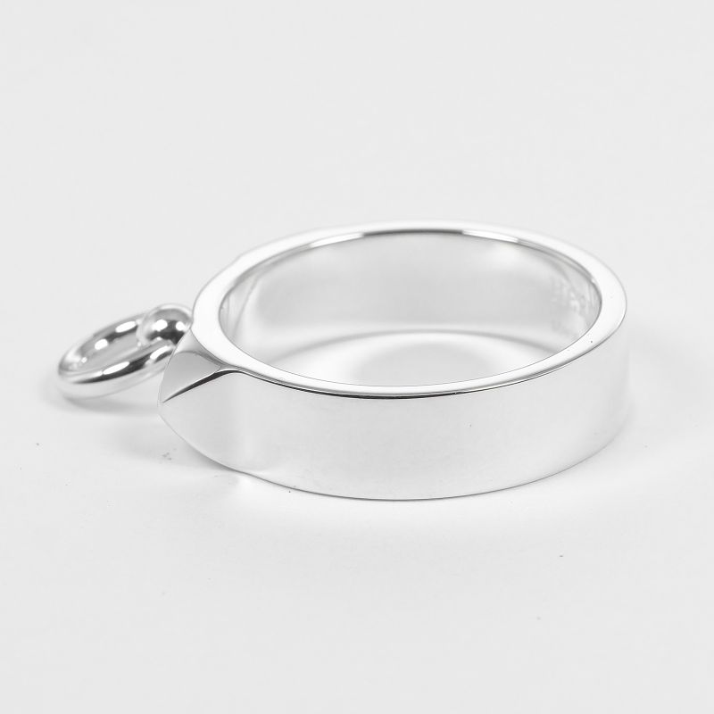 Hermes Collierd Chien Silver 925 Size 11 Ladies 4.6g Ring