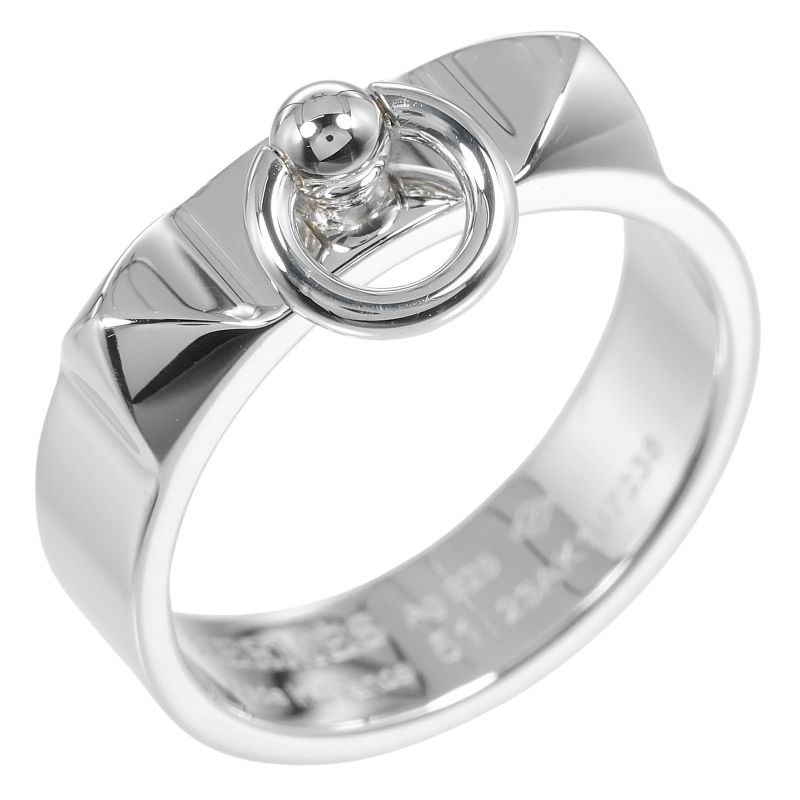 Hermes Collierd Chien Silver 925 Size 11 Ladies 4.6g Ring