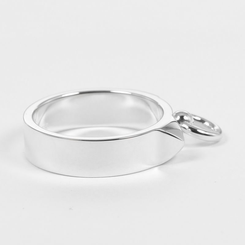 Hermes Collierd Chien Silver 925 Size 11 Ladies 4.6g Ring