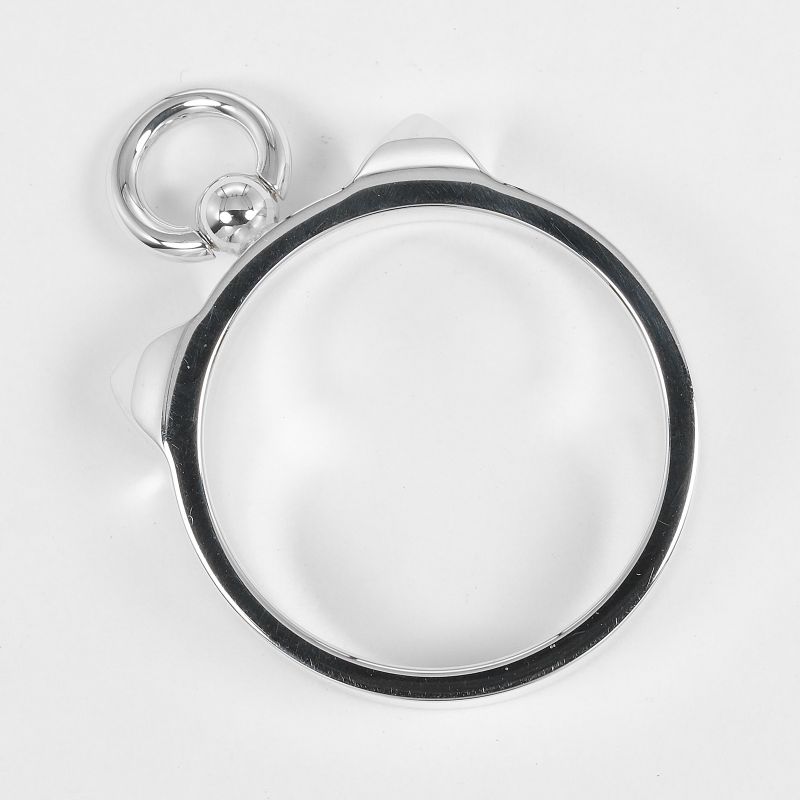 Hermes Collierd Chien Silver 925 Size 11 Ladies 4.6g Ring