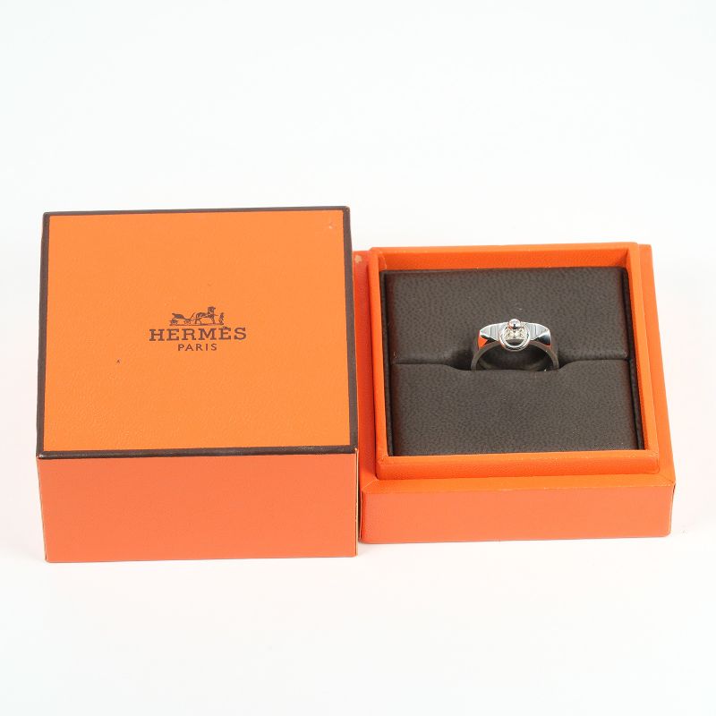 Hermes Collierd Chien Silver 925 Size 11 Ladies 4.6g Ring