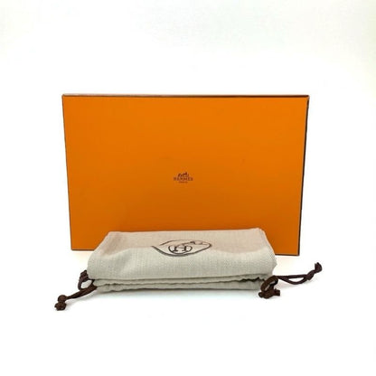 Hermes D'esting Loafers Leather Shoes Suede Beige Silver Moccasins Kelly