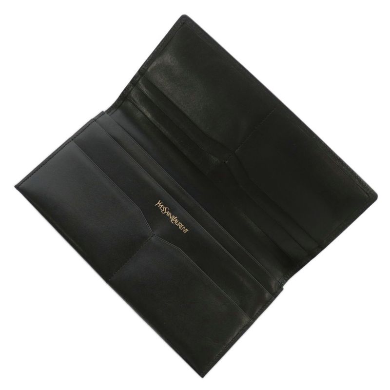 Yves Saint Laurent YVES Saint Laurent Long Wallet Bifold Coin Case Change Purse