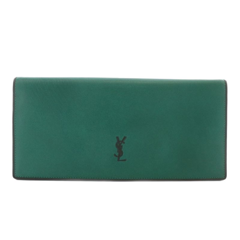 Yves Saint Laurent YVES Saint Laurent Long Wallet Bifold Coin Case Change Purse