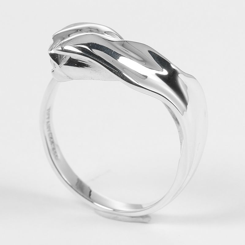 Tiffany & Co Tulip Vintage Silver 925 Size 12 Ladies' 3g Ring