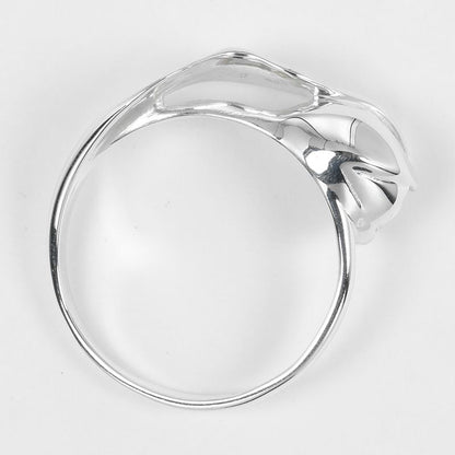 Tiffany & Co Tulip Vintage Silver 925 Size 12 Ladies' 3g Ring