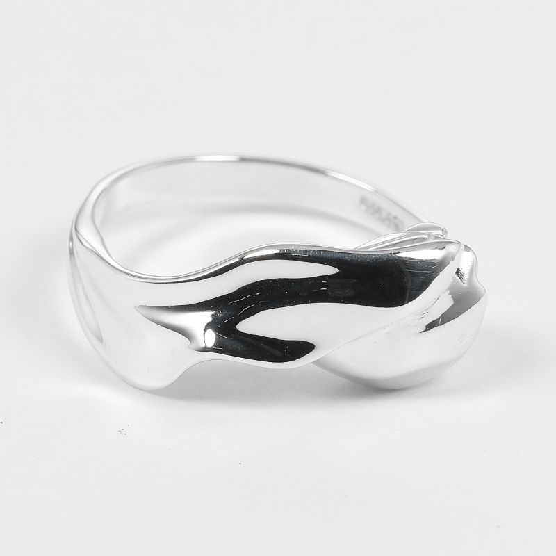 Tiffany & Co Tulip Vintage Silver 925 Size 12 Ladies' 3g Ring