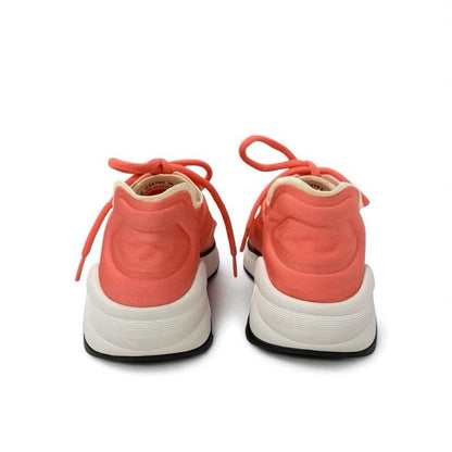 Chanel Sneakers Shoes Fabric Pink White Here Mark