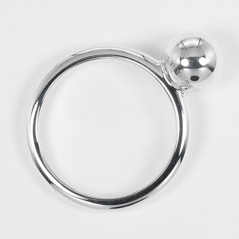 Tiffany & Co Hardware Ball Silver 925 Size 11 Ladies' 3g Ring