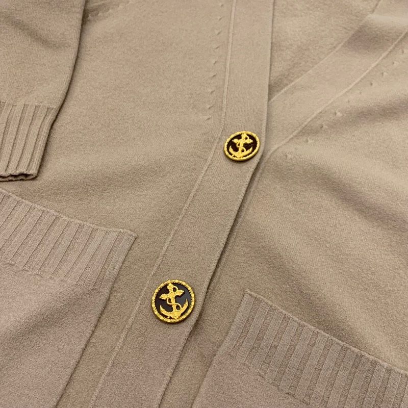 Louis Vuitton Outerwear Beige Brown Gold Cardigan Oversize Monogram