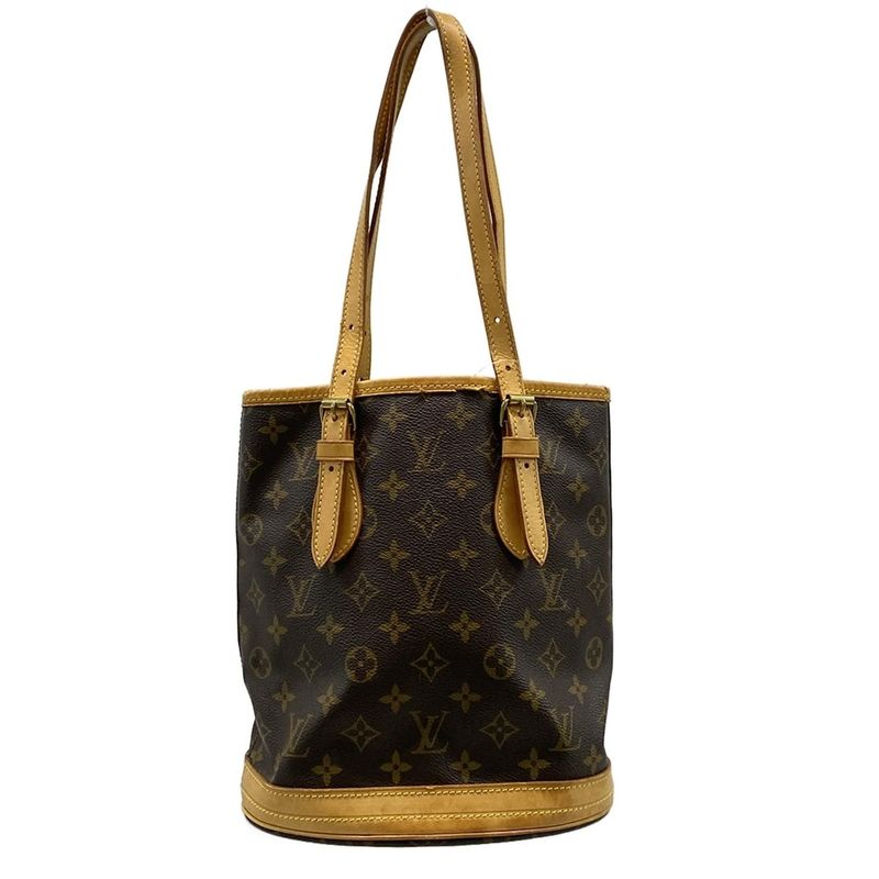 Louis Vuitton Shoulder Bag Monogram Petit Bucket M42238 -
