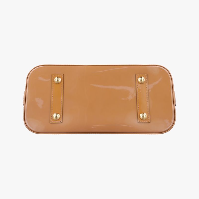 Louis Vuittonalma PM Beige Poodle Vernis M91751 Fl2123