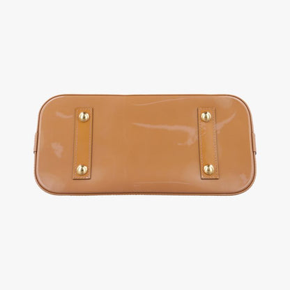 Louis Vuittonalma PM Beige Poodle Vernis M91751 Fl2123