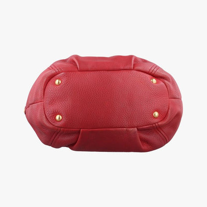 Prada Triangle Logo Red Leather B2343m 31 S 173