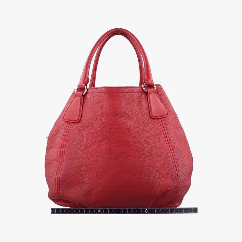 Prada Triangle Logo Red Leather B2343m 31 S 173