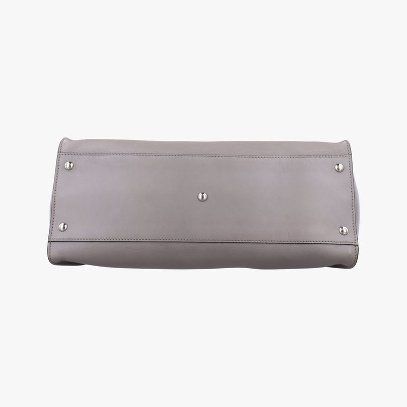 Fendi Peekaboo Large Gray Leather 8bn210 8bn210-z1j-149-2372