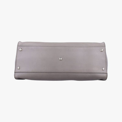 Fendi Peekaboo Large Gray Leather 8bn210 8bn210-z1j-149-2372