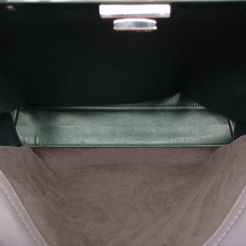 Fendi Peekaboo Large Gray Leather 8bn210 8bn210-z1j-149-2372