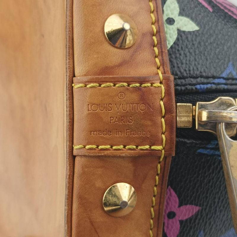 Louis Vuittonalma PM Noir Black Monogram Multicolor M92646 Fl0024