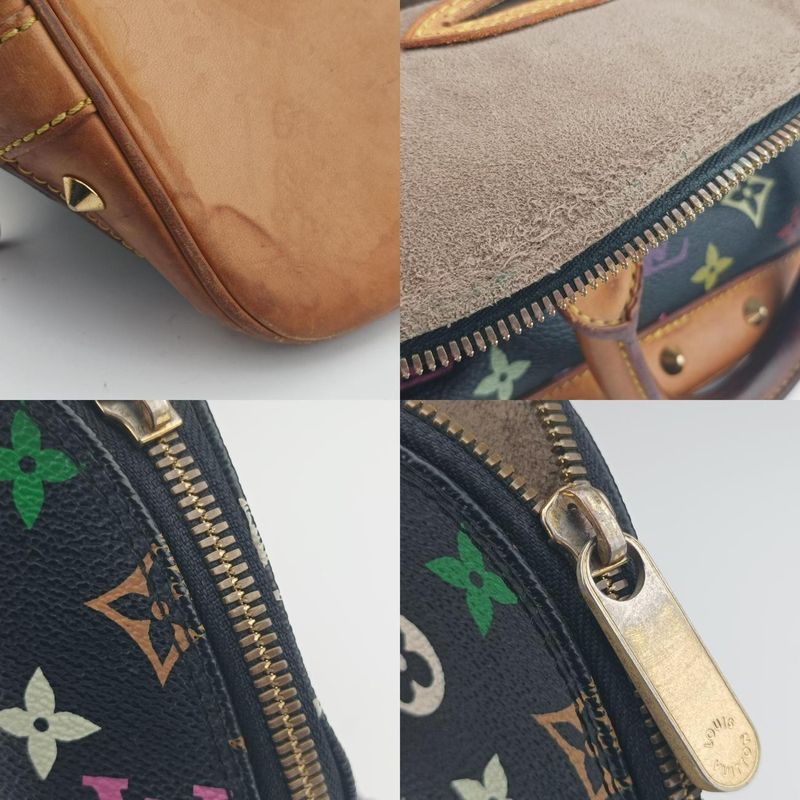 Louis Vuittonalma PM Noir Black Monogram Multicolor M92646 Fl0024