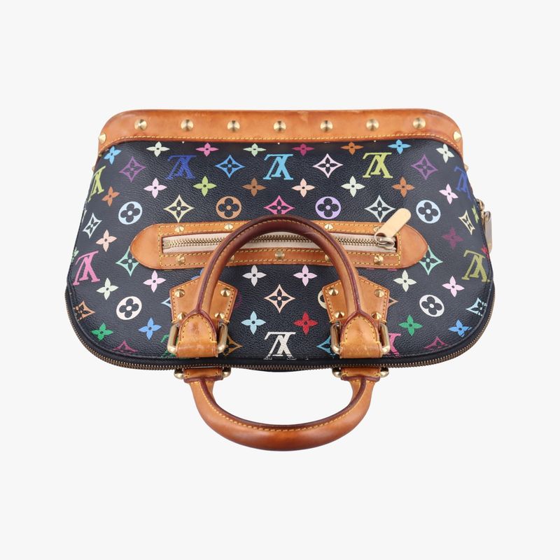 Louis Vuittonalma PM Noir Black Monogram Multicolor M92646 Fl0024