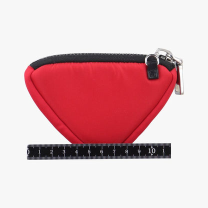 Prada Mini Pouch Coin Case Red X Black Nylon 1tt109 42
