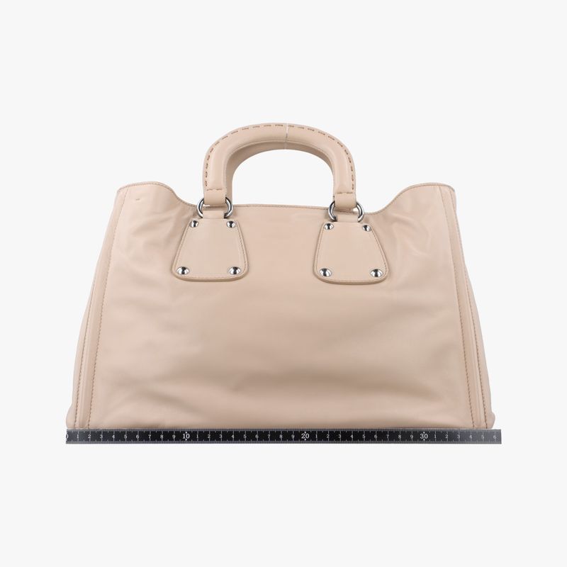 Prada Triangle Logo Beige Leather 113 12