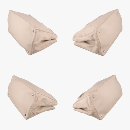 Prada Triangle Logo Beige Leather 113 12