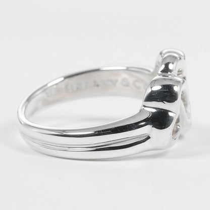 Tiffany & Co Triple Heart Silver 925 Size 7 Ladies' 3.55g Ring
