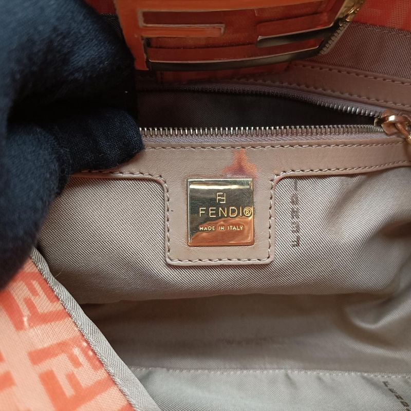 Fendi Mamma Bucket Multicolor PVC Coated Canvas Unknown Make