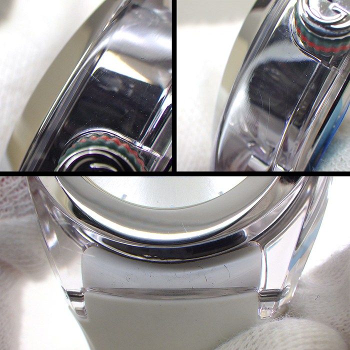 Gucci Watch Sinc 137.3 Ya137303 Interlocking G Sunray Silver Dial Date White