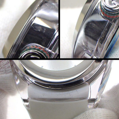 Gucci Watch Sinc 137.3 Ya137303 Interlocking G Sunray Silver Dial Date White