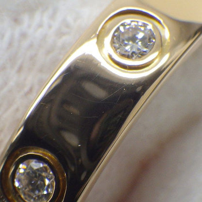 Cartier Ring Love Small Model Sm B4050800 8 Points Diamond 0.19ct 18k Pink Gold