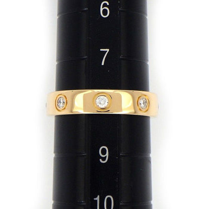 Cartier Ring Love Small Model Sm B4050800 8 Points Diamond 0.19ct 18k Pink Gold
