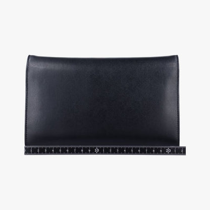 Fendi Canai F Logo Black Leather 8bs004 8bs004-aokk 179-3260